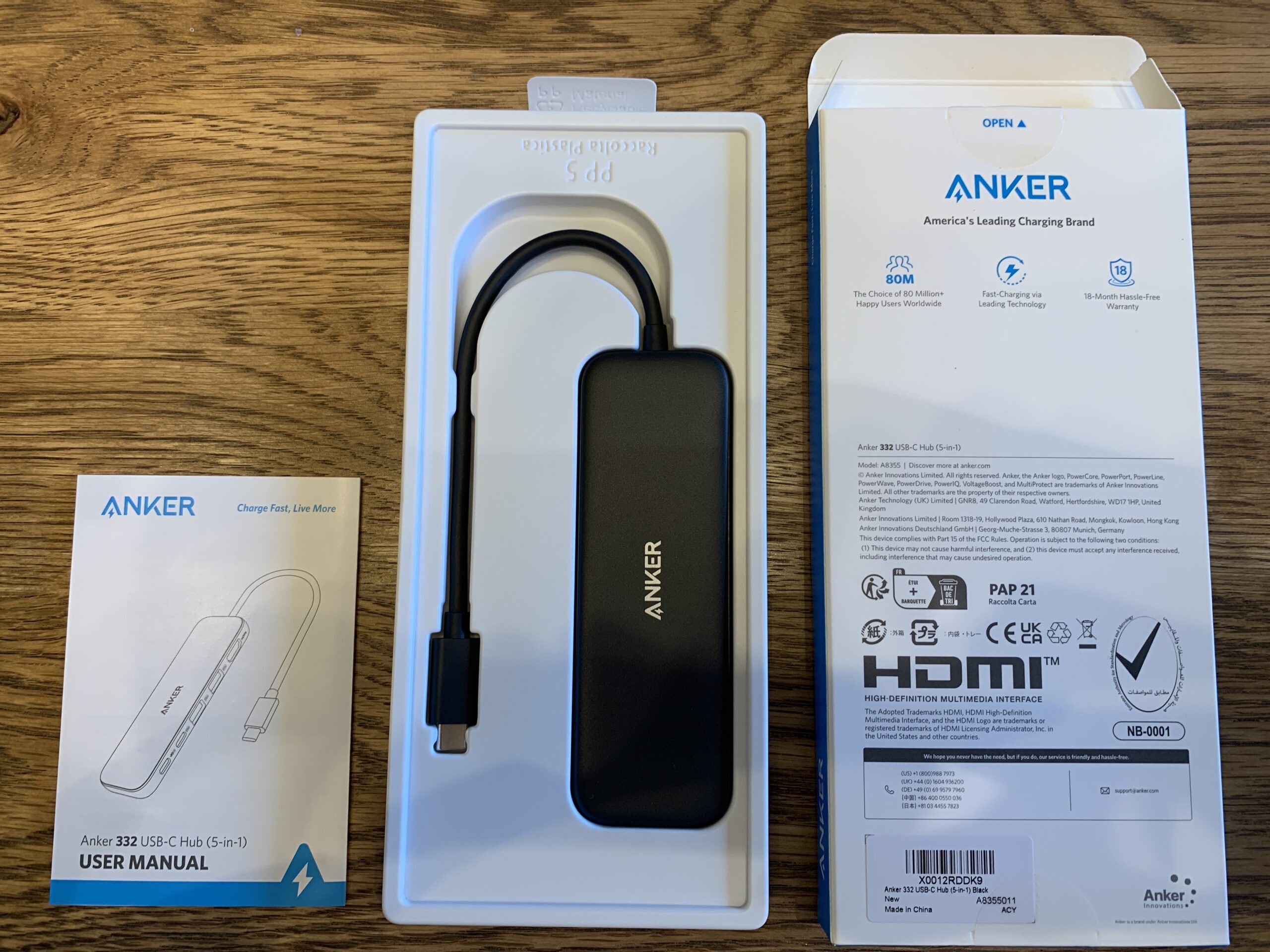Anker 332 USB-C ハブ ”驚異の５ポート 充分すぎる性能レビュー